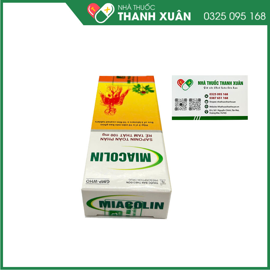 Miacolin tăng cường tuần hoàn máu